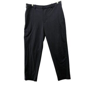 Uniqlo Smart Ankle Pants Mens L Black (33-36 in) Chino